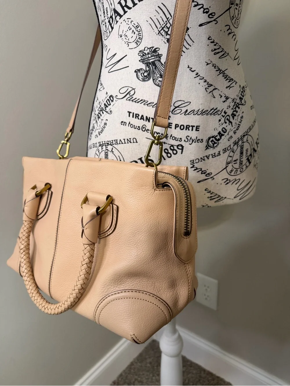 Cole Haan structured beige
